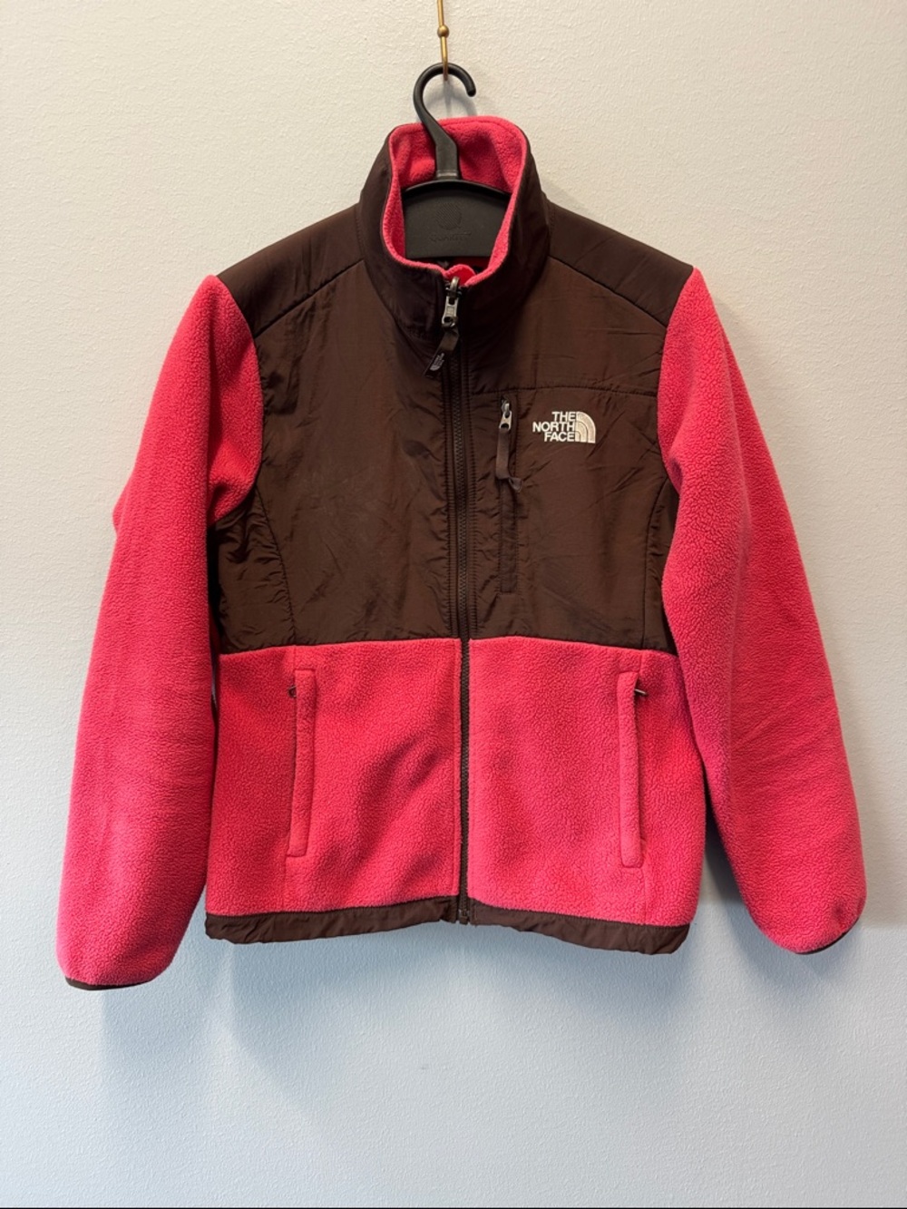 The North Face Y2K Vintage Women's Denali Fleece Jacket Retro Pink + Brown (S)